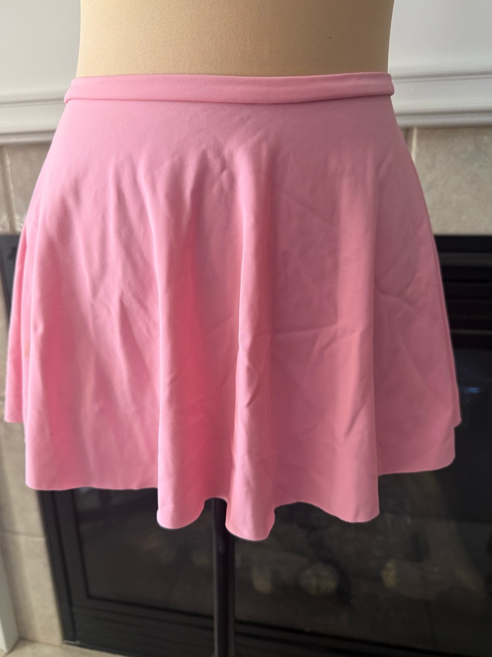 Pink A-Line Skater/Ballet Skirt - Women's Casual Flare Size M